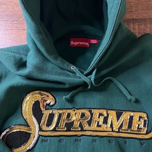 Supreme Sequin Viper Hoodie FW19